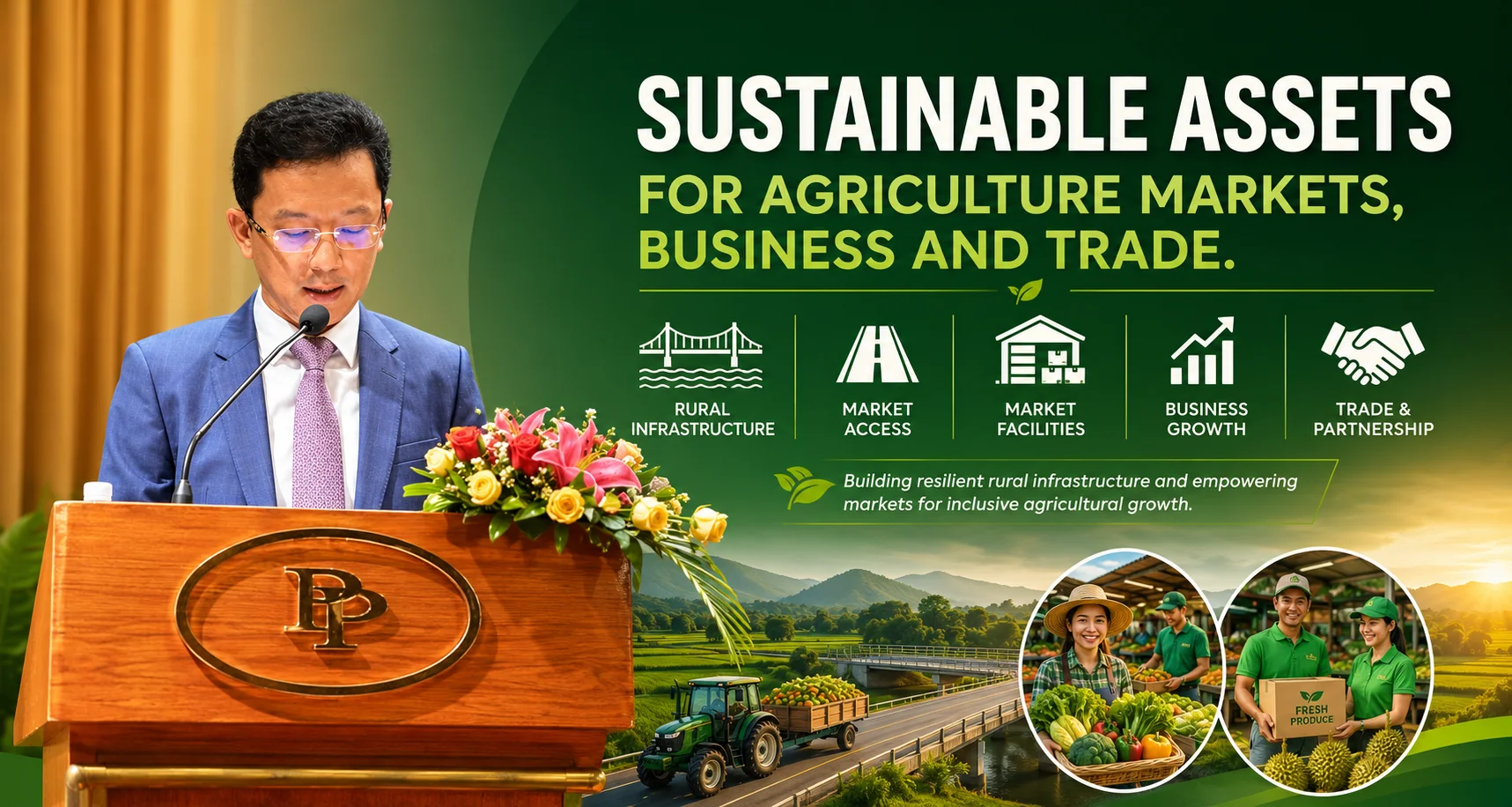 ឯកឧត្តម ហែម វណ្ឌី រដ្ឋលេខាធិការ តំណាងដ៏ខ្ពង់ខ្ពស់ឯកឧត្តមបណ្ឌិត អូន ព័ន្ធមុនីរ័ត្ន